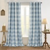image:imageDriftAway Buffalo Plaid Blackout Curtains 2 Panels W52 x L54 RedWovendusty Blue