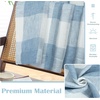 image:imageDriftAway Buffalo Plaid Blackout Curtains 2 Panels W52 x L54 RedWovendusty Blue