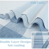 image:imageDriftAway Buffalo Plaid Blackout Curtains 2 Panels W52 x L54 RedWovendusty Blue