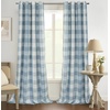 image:imageDriftAway Buffalo Plaid Blackout Curtains 2 Panels W52 x L54 RedWovendusty Blue