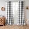 image:imageDriftAway Buffalo Plaid Blackout Curtains 2 Panels W52 x L54 RedWovengray