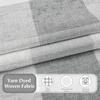 image:imageDriftAway Buffalo Plaid Blackout Curtains 2 Panels W52 x L54 RedWovengray