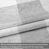 image:imageDriftAway Buffalo Plaid Blackout Curtains 2 Panels W52 x L54 RedWovengray