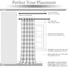 image:imageDriftAway Buffalo Plaid Blackout Curtains 2 Panels W52 x L54 RedWovengray