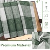 image:imageDriftAway Buffalo Plaid Blackout Curtains 2 Panels W52 x L54 RedWovenloden Green