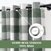 image:imageDriftAway Buffalo Plaid Blackout Curtains 2 Panels W52 x L54 RedWovenloden Green