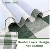 image:imageDriftAway Buffalo Plaid Blackout Curtains 2 Panels W52 x L54 RedWovenloden Green