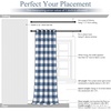 image:imageDriftAway Buffalo Plaid Blackout Curtains 2 Panels W52 x L54 RedWovennavy Blue