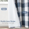 image:imageDriftAway Buffalo Plaid Blackout Curtains 2 Panels W52 x L54 RedWovennavy Blue