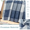 image:imageDriftAway Buffalo Plaid Blackout Curtains 2 Panels W52 x L54 RedWovennavy Blue