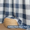image:imageDriftAway Buffalo Plaid Blackout Curtains 2 Panels W52 x L54 RedWovennavy Blue