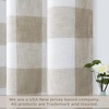 image:imageDriftAway Buffalo Plaid Blackout Curtains 2 Panels W52 x L54 RedWoventaupe