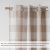 image:imageDriftAway Buffalo Plaid Blackout Curtains 2 Panels W52 x L54 RedWoventaupe